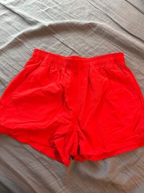 Aritzia Red Shorts
